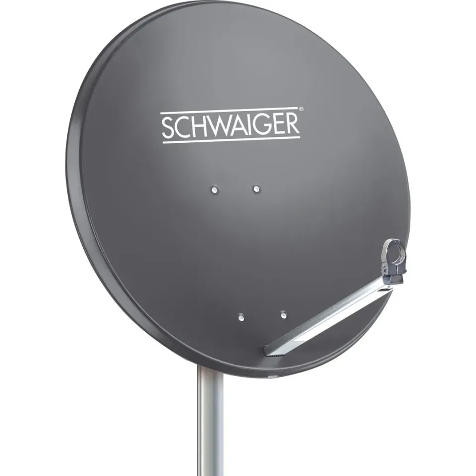 Schwaiger Parabola Satellitare 75 cm alluminio antracite