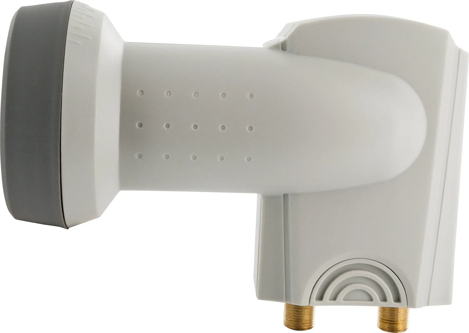 Schwaiger Sun Protect LNB Twin 2 Utenze Grigio Chiaro
