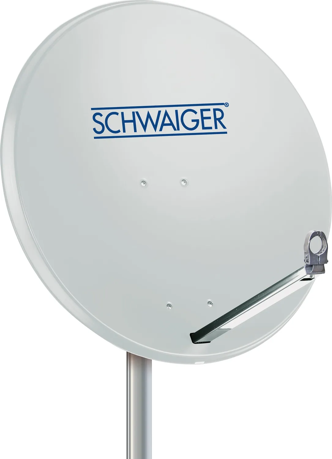 Schwaiger antenna satellitare offset alluminio 75 cm grigio chiaro