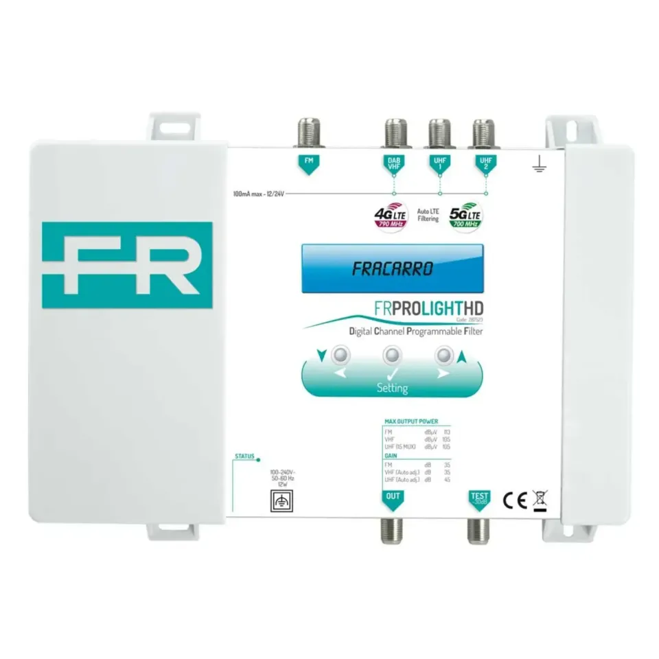 Fracarro FRPRO Light HD centrale programmabile 4 ingressi selettiva
