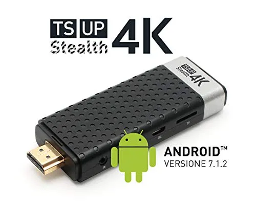 TELE System IPBOX TS UP Stealth Box Android 4K HDR