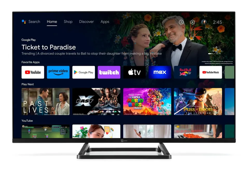 TELE System TS32FL SMG14 Smart TV 32" Android 12V