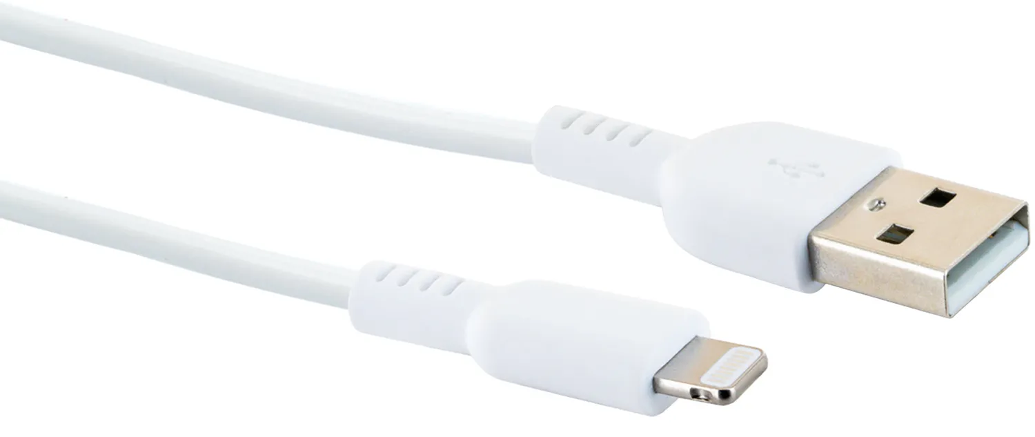 Schwaiger Cavo Lightning USB-A 1 m bianco 15W