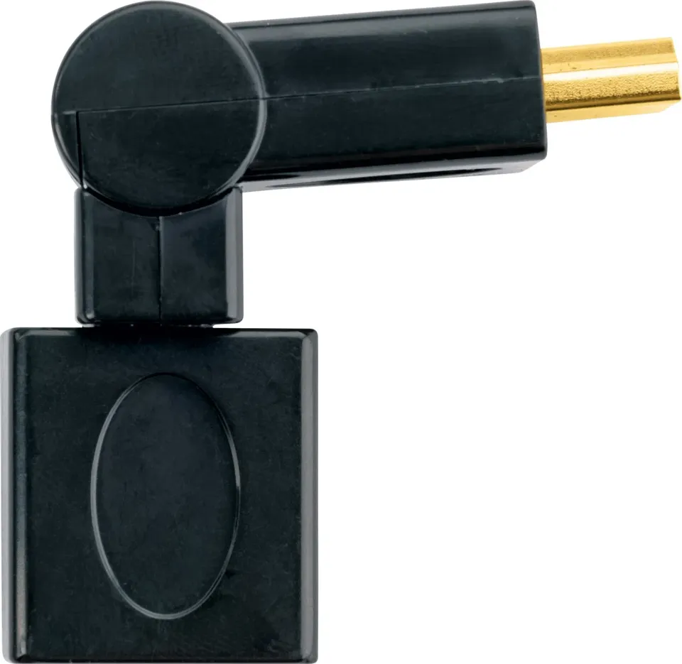 SCHWAIGER Adattatore HDMI 360° Girevole Nero Oro