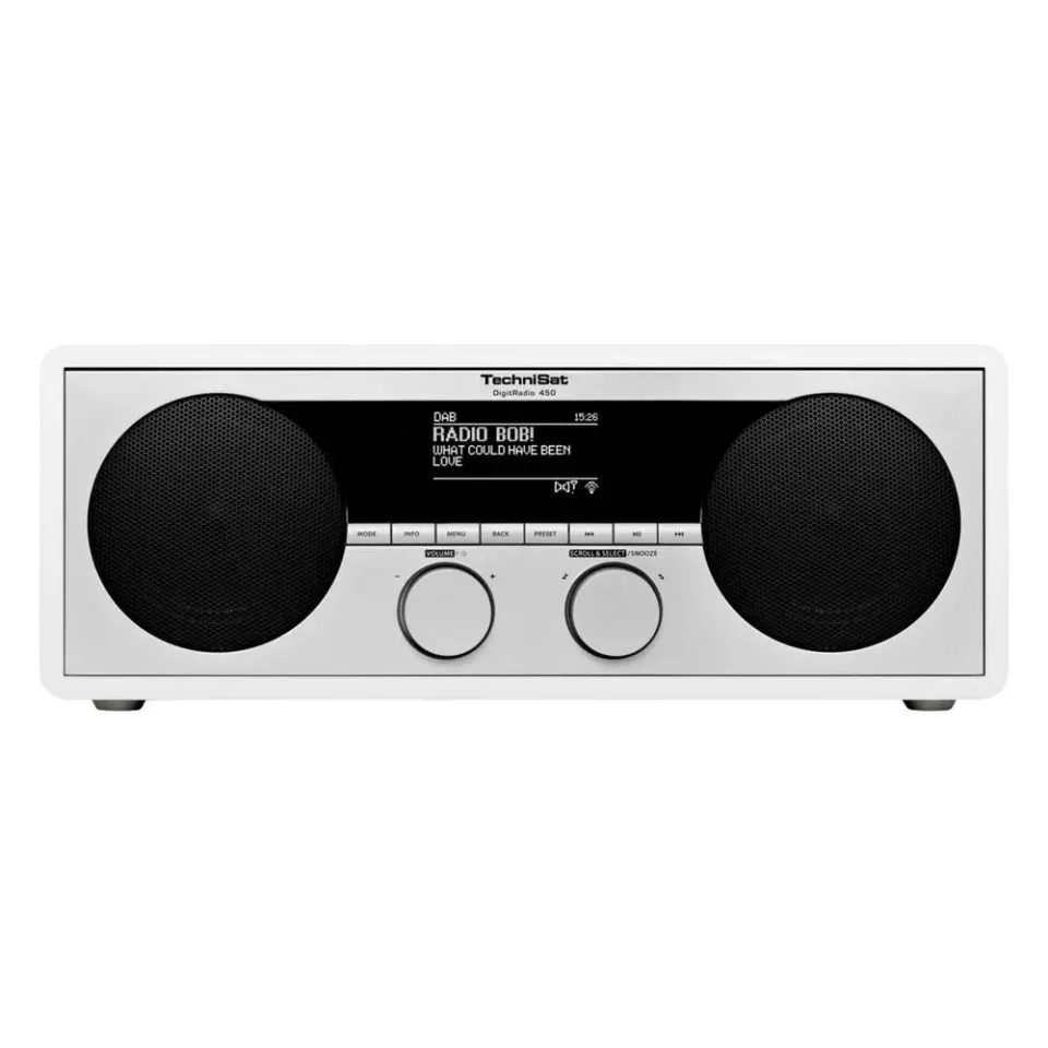 TechniSat DigitRadio 450 Boombox radio DAB+ bianco portatile