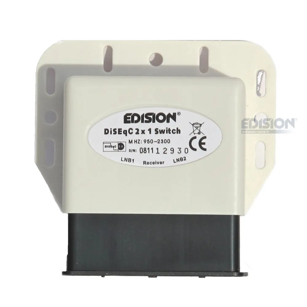 Edision Switch DiSEqC 2x1 parabola 2 satelliti