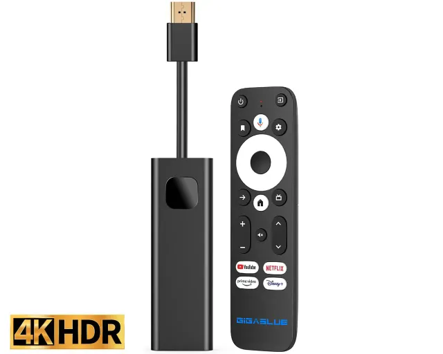 GigaBlue Giga TV Stick 4K PRO Android 14 HDR HDMI 2.1 Stick
