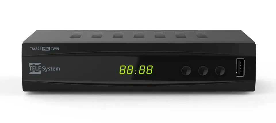 TELE System TS6822 PRO decoder terrestre Twin DVB-T2