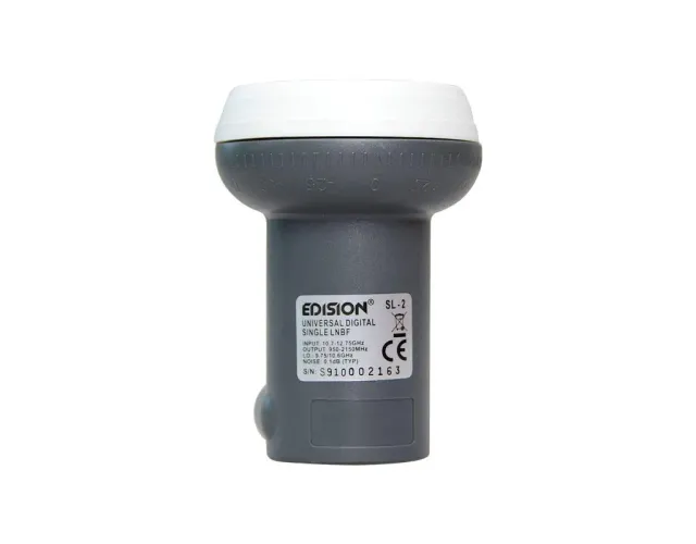 Edision SL-2 LNB single 0,1 dB attacco 40 mm