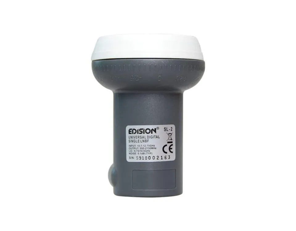Edision SL-2 LNB single 0,1 dB attacco 40 mm