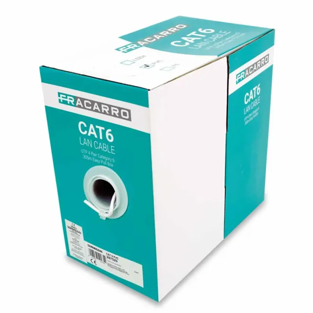 Fracarro CAT6 LSZH cavo rete interno 305m Gigabit