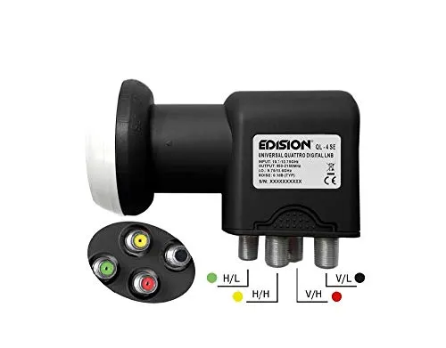 Edision QL-4 Quattro SE LNB 4 uscite multiswitch