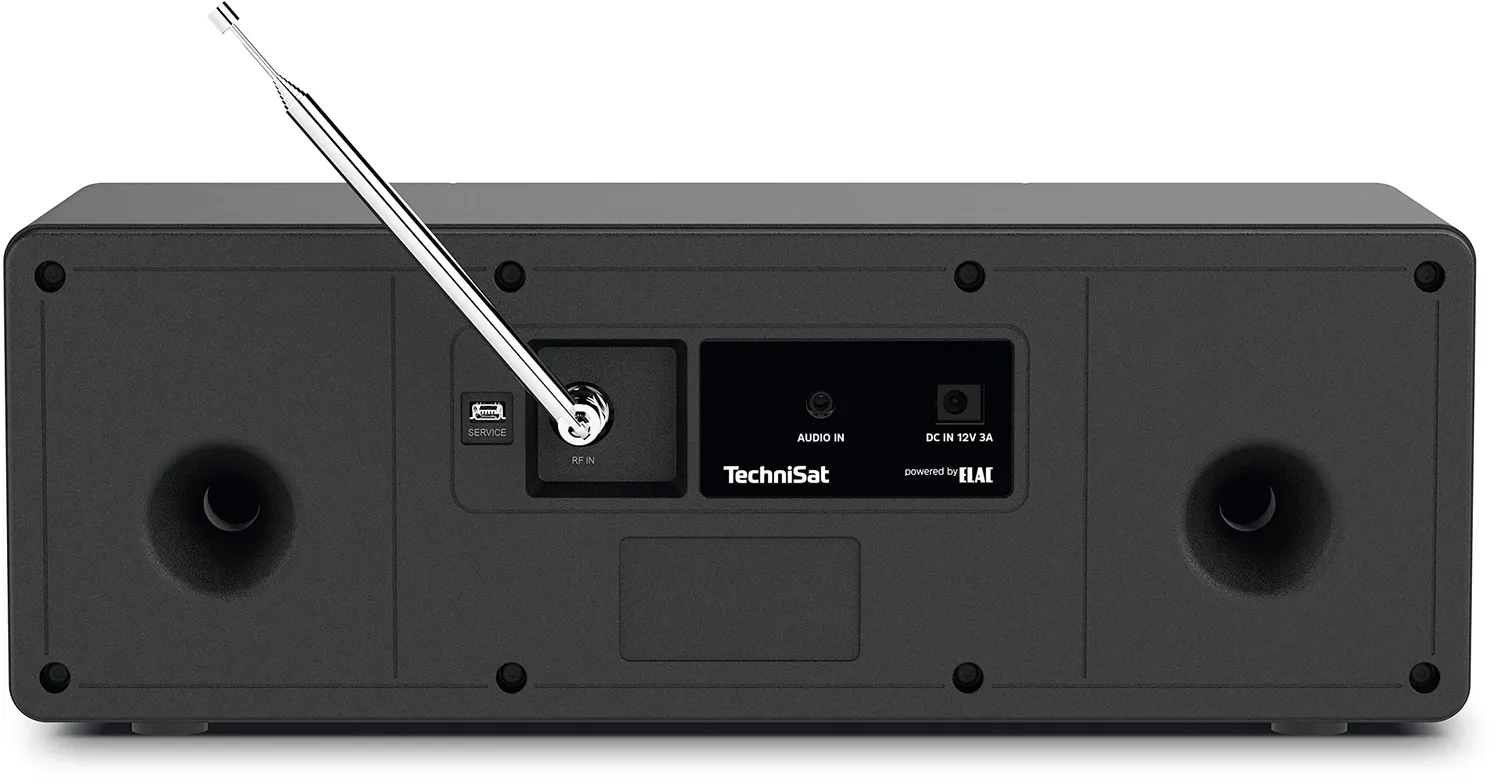 TechniSat DigitRadio 4 C Radio DAB+ Stereo Nera ELAC 20W
