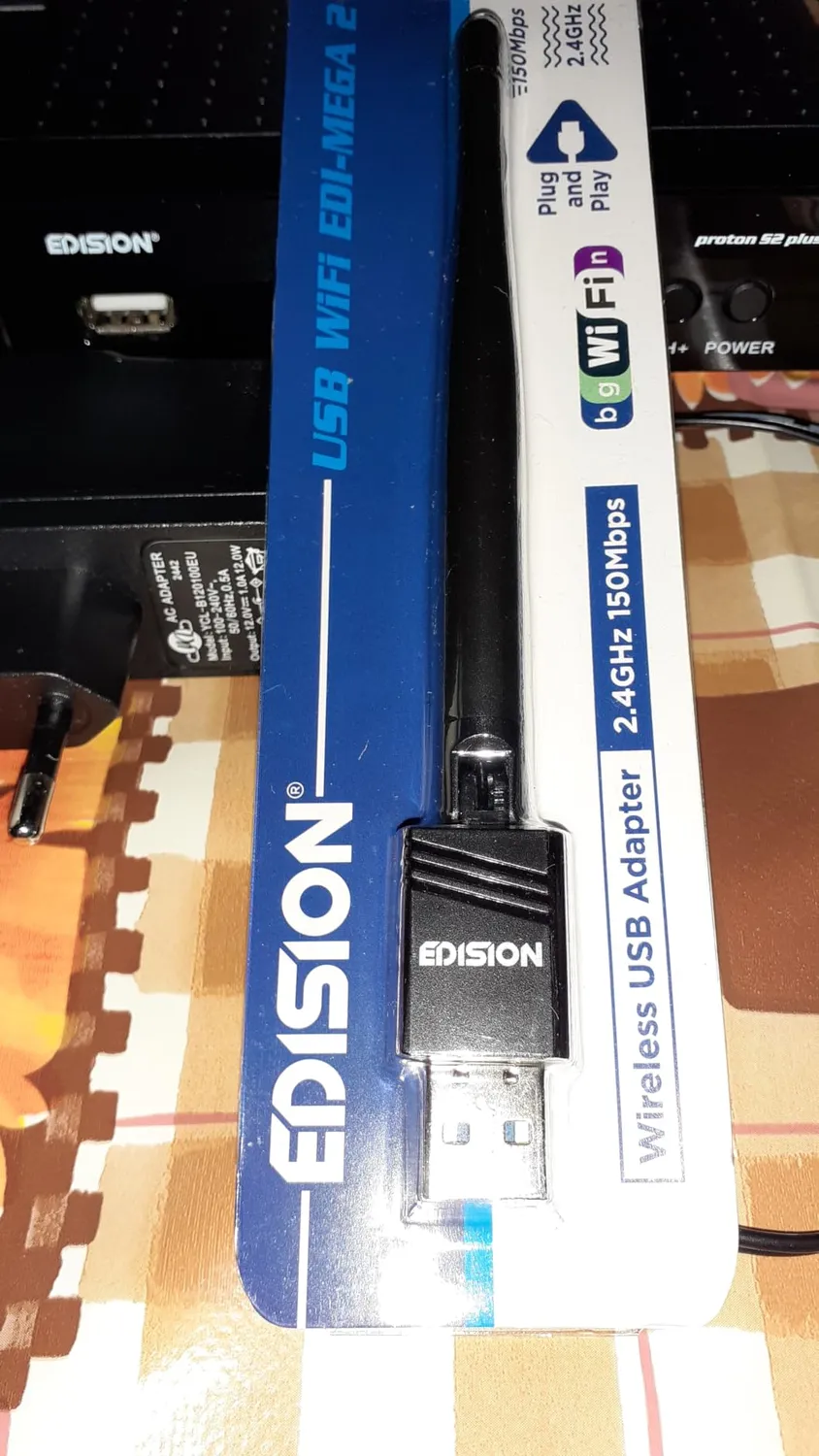 Edision EDI-Mega 2 Adattatore WiFi USB 150Mbps 2.4GHz