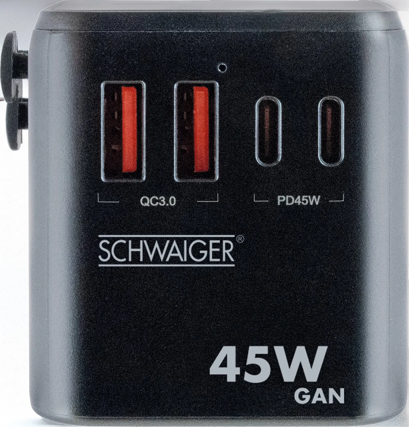 Schwaiger Adattatore Viaggio con USB universale