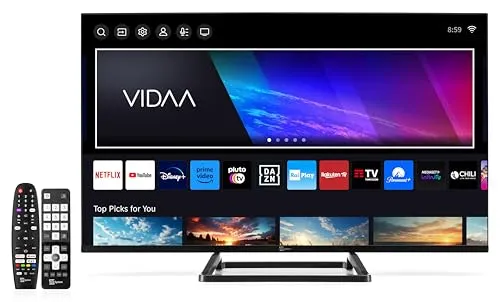 TELE System TS32FL SMV13 Smart TV 32" Vidaa frameless tivusat