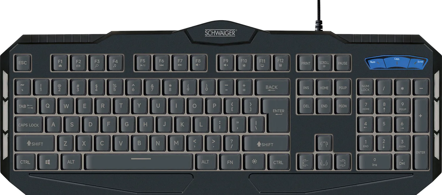 Schwaiger GT200 tastiera gaming retroilluminata