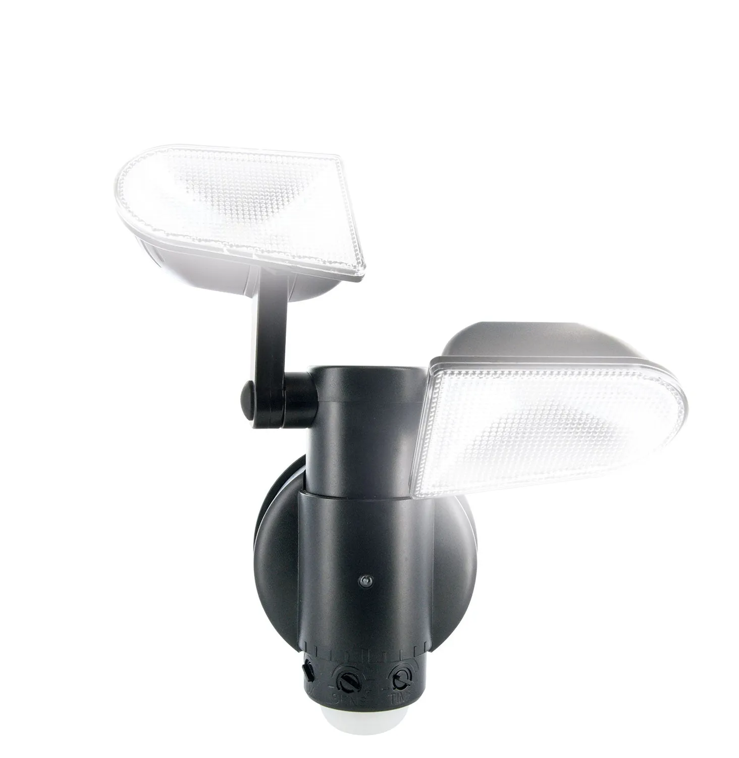 Schwaiger luce LED sensore doppia 400 lm IPX4 nera