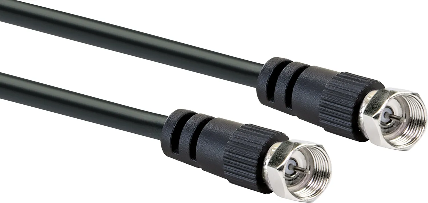 Schwaiger cavo SAT antenna F-F 75 dB nero 3 m