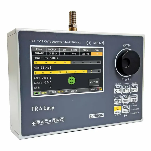 Fracarro FR 4EASY misuratore campo 4 pollici