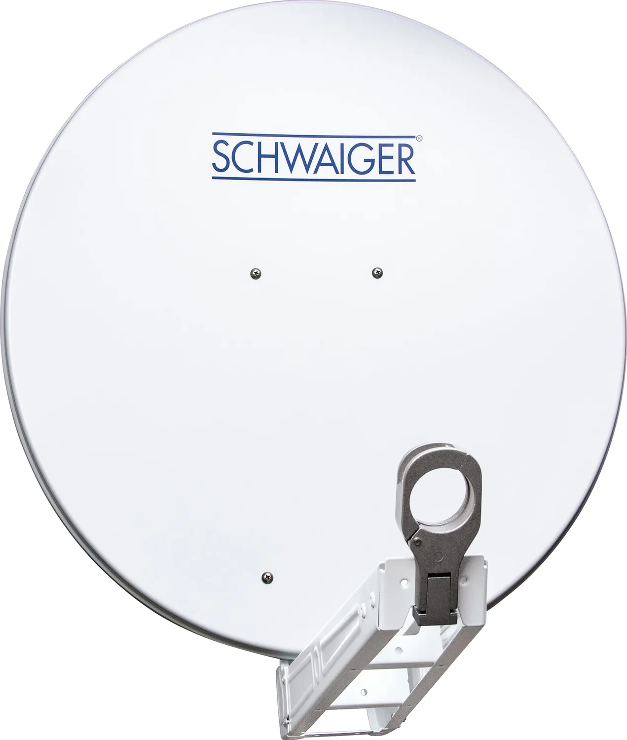 Schwaiger parabola offset alluminio 75 cm set Quad LNB