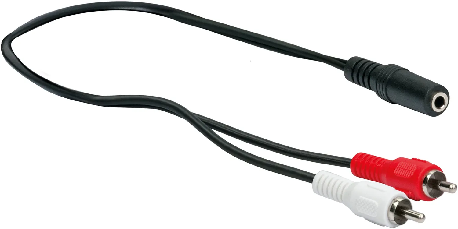 Schwaiger Cavo adattatore Y jack cinch audio HiFi