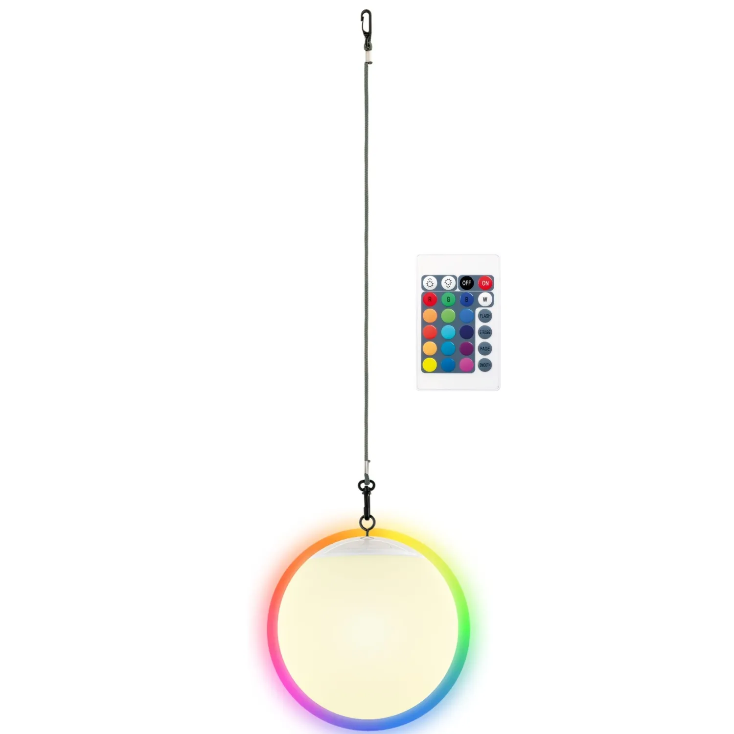 SCHWAIGER lampada solare RGB da appendere con telecomando