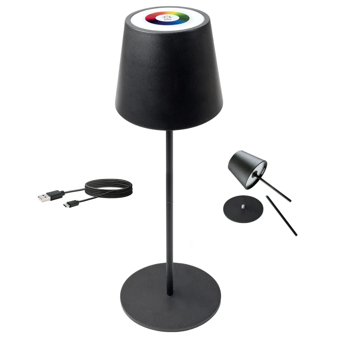 Schwaiger lampada da tavolo divisibile touch antracite LED