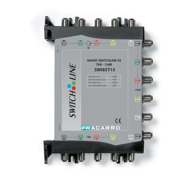 Fracarro SWI85T15 derivatore sat 5 ingressi