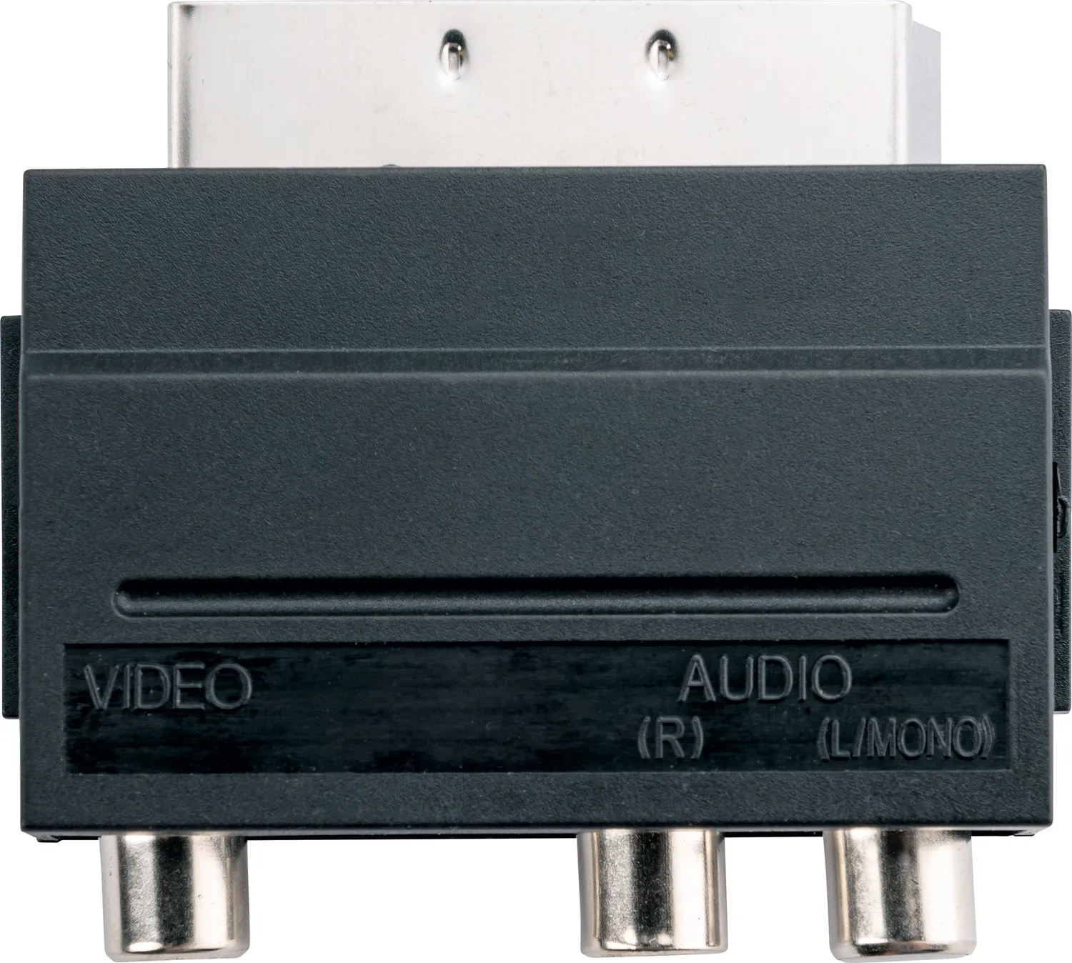 Schwaiger adattatore SCART-Cinch AV OUT nero