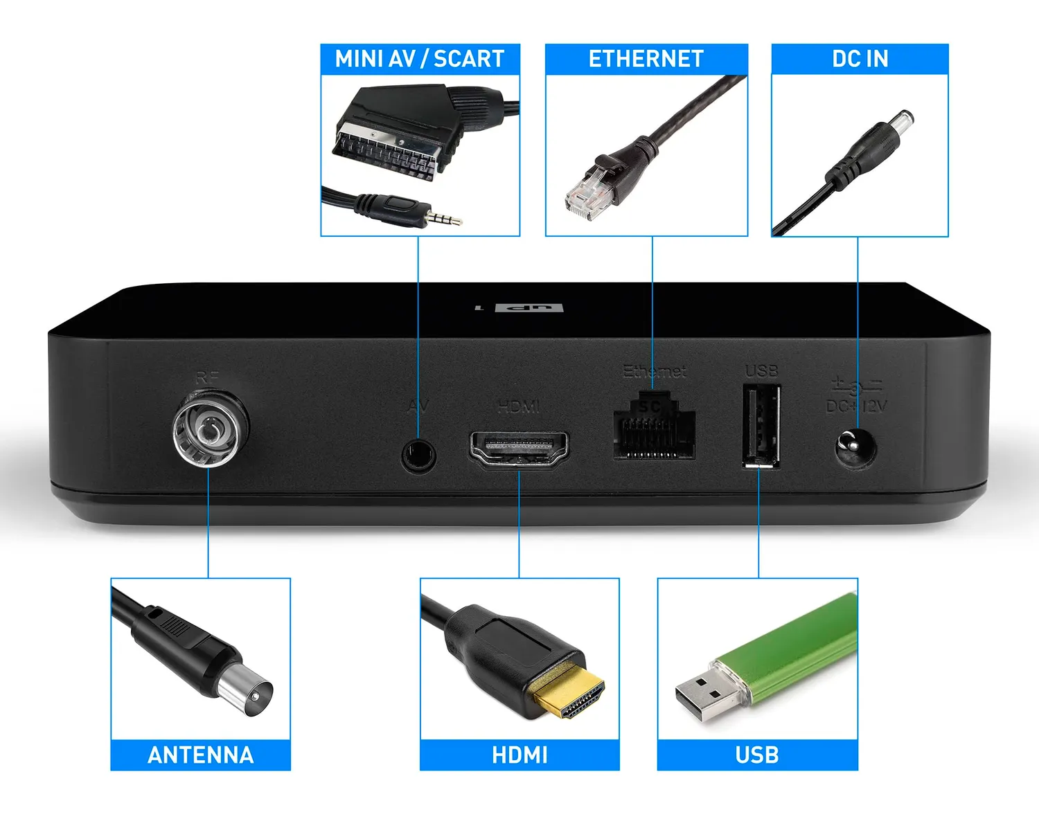 Tele System UP1 Decoder Digitale Terrestre 4K Android TV