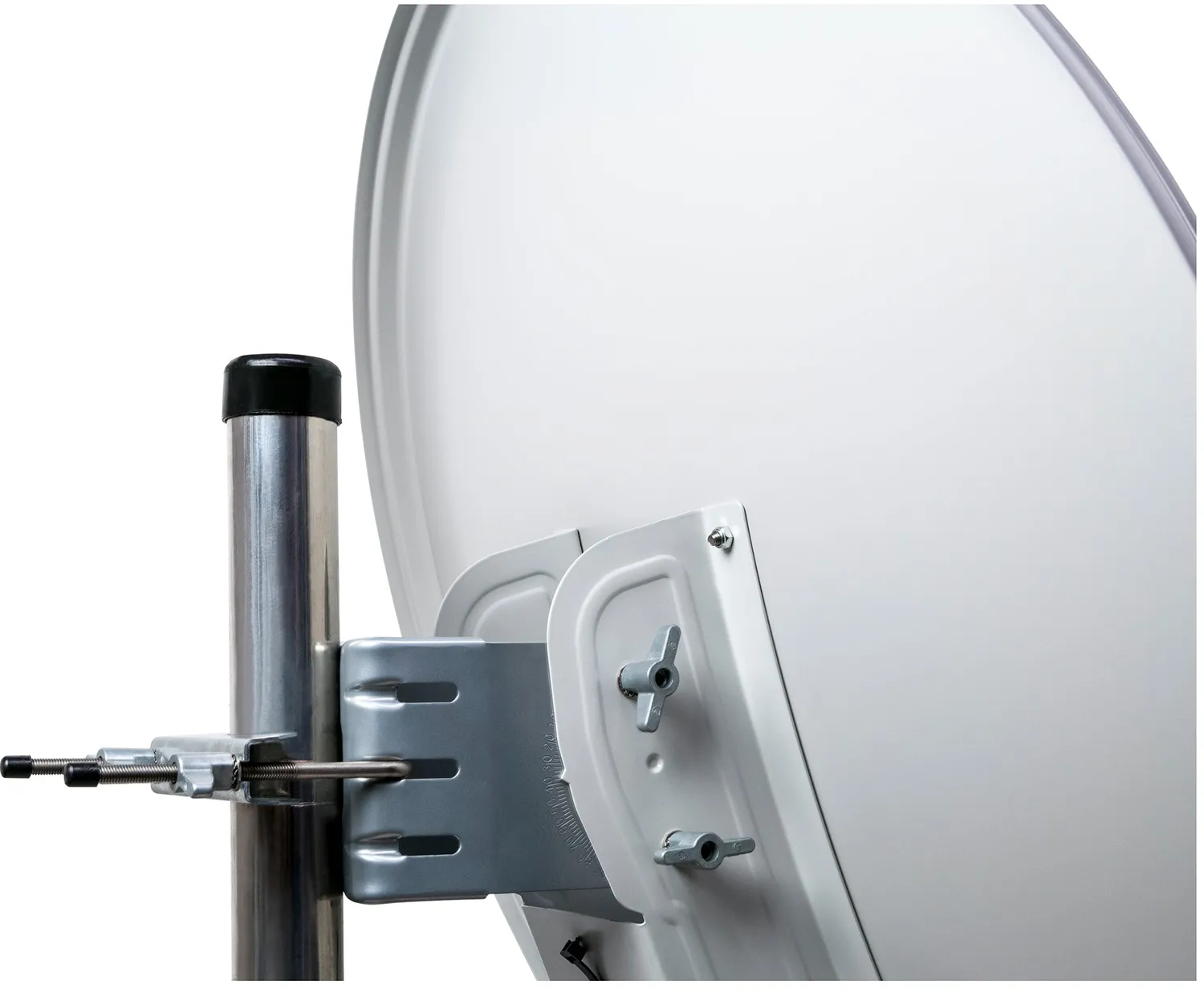 Schwaiger parabola offset alluminio 75 cm set Quad LNB