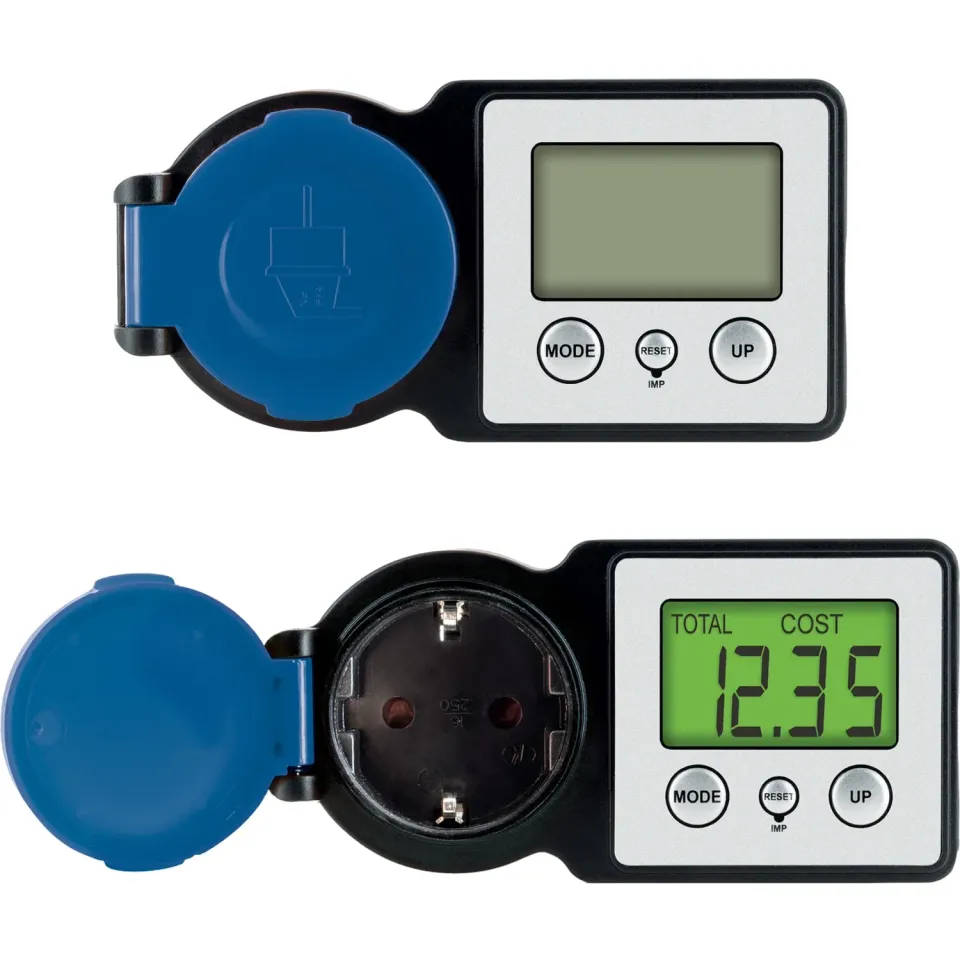 Schwaiger Misuratore Energia Esterno IP44 Illuminato