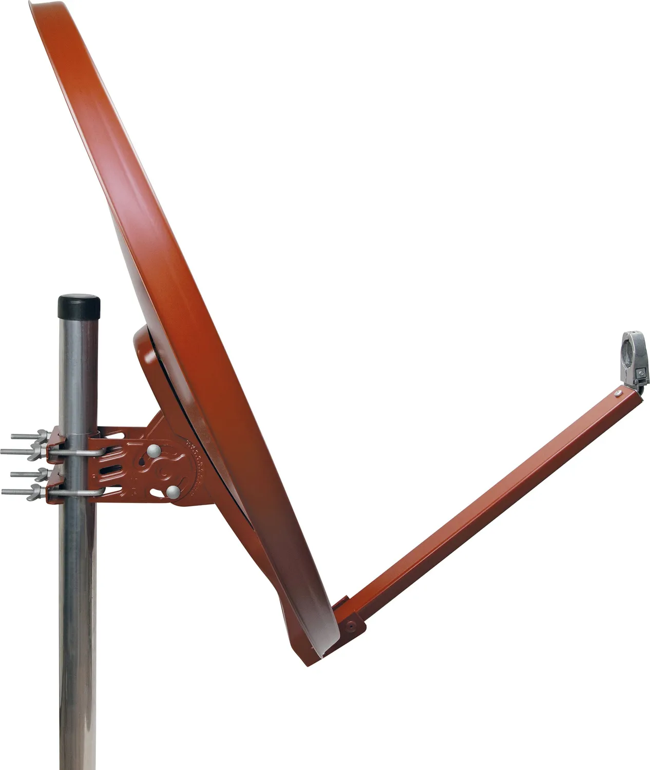Schwaiger Parabola Satellitare 88 cm Rossa Alluminio