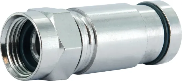 SCHWAIGER Connettori F a compressione RG6 7mm 10 pezzi