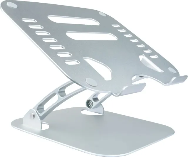 Schwaiger Supporto Laptop Pieghevole Alluminio argento