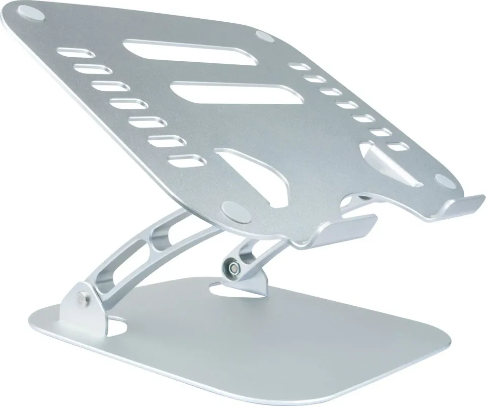 Schwaiger Supporto Laptop Pieghevole Alluminio argento