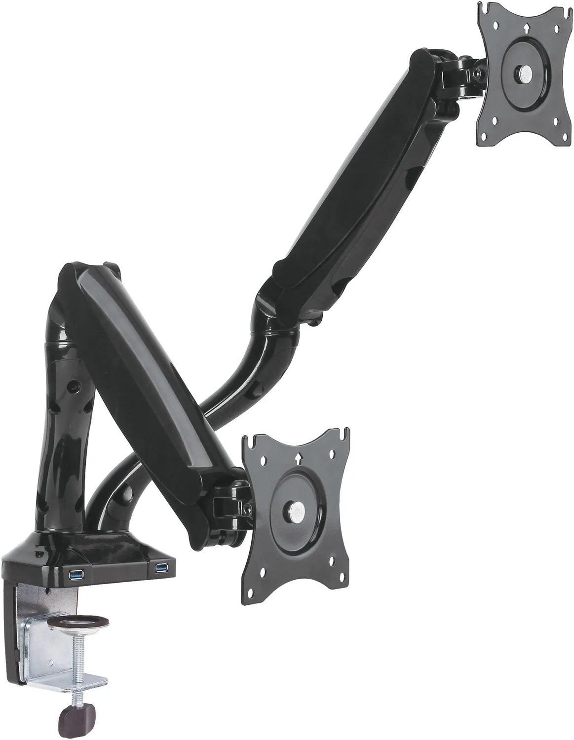 Schwaiger supporto scrivania doppio monitor 29" 6 kg nero