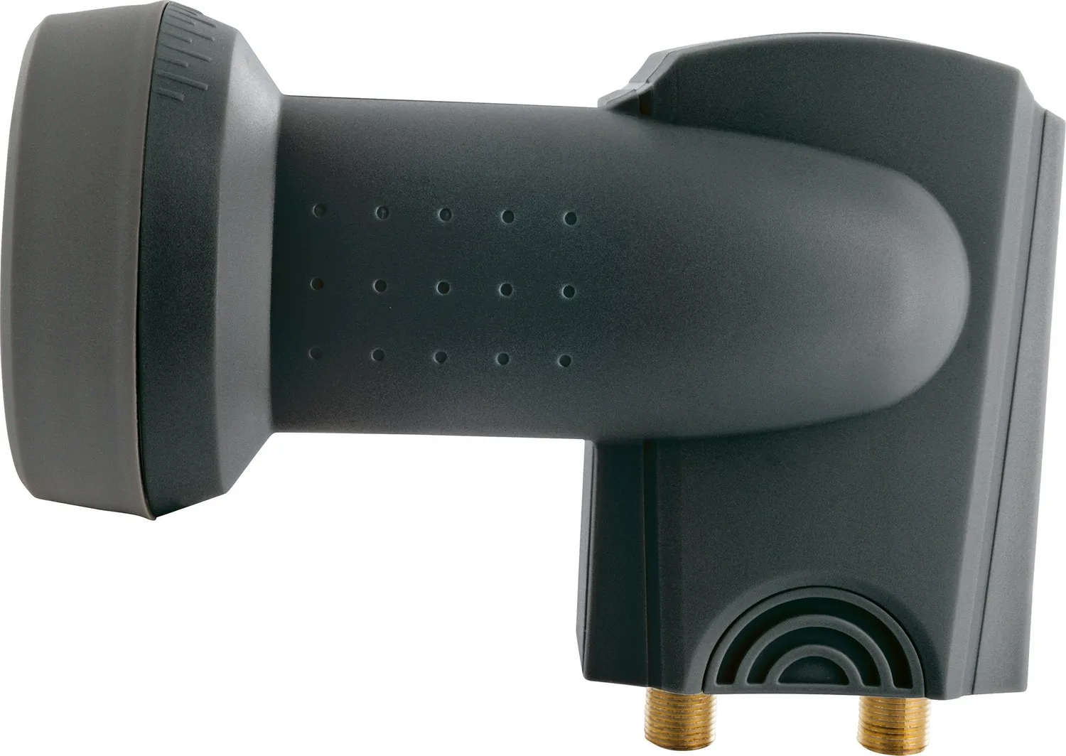Schwaiger Sun Protect LNB twin satellitare 2 uscite antracite
