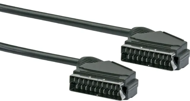 SCHWAIGER cavo SCART 21 pin per TV analogico