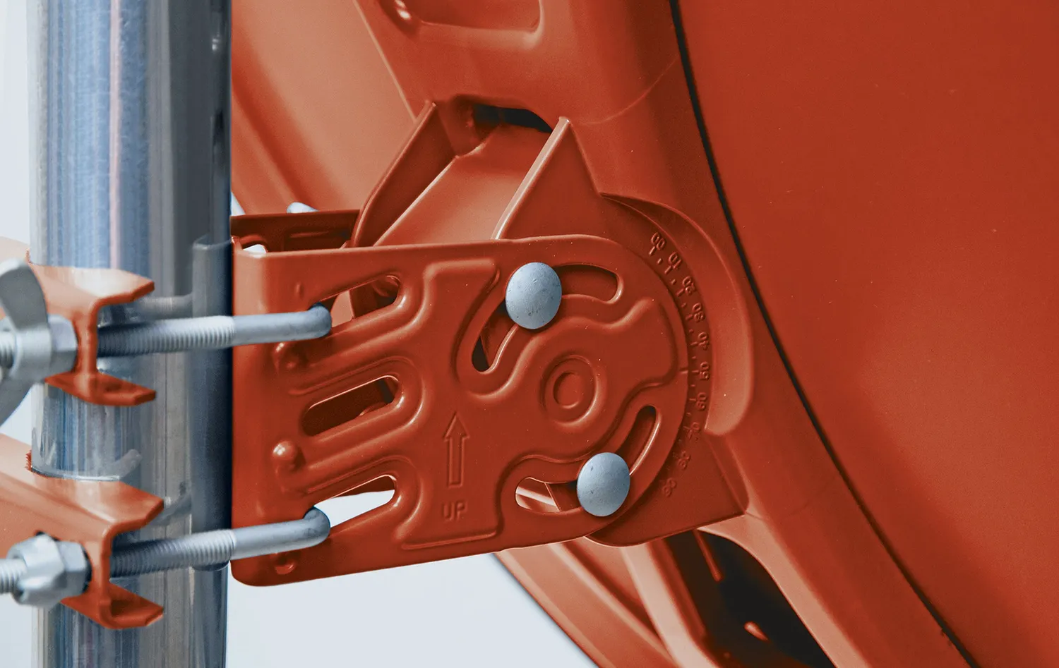 Schwaiger Parabola Satellitare Alluminio 80 cm rosso mattone