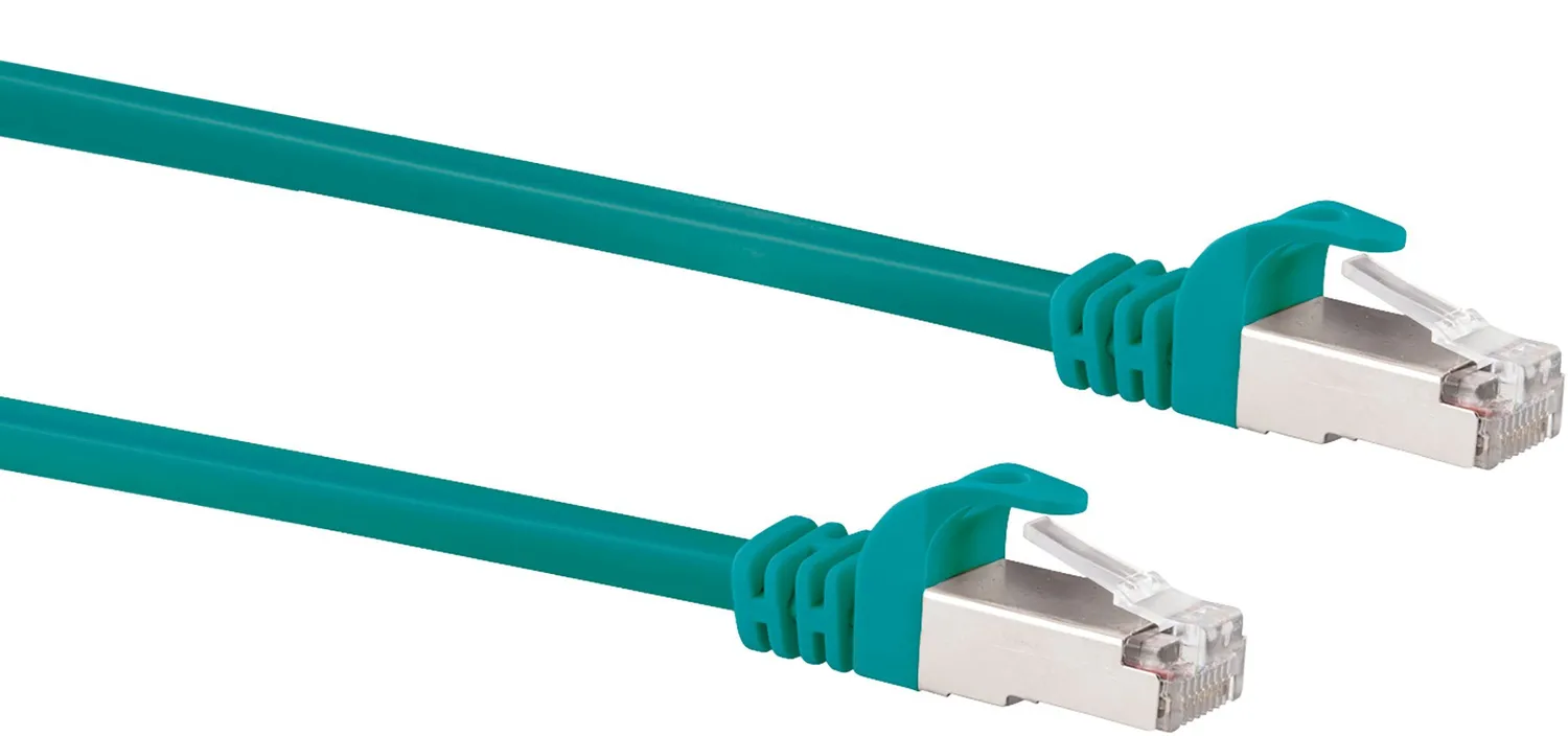 Schwaiger Cavo Rete Cat6 SF/UTP RJ45 Verde 1 m