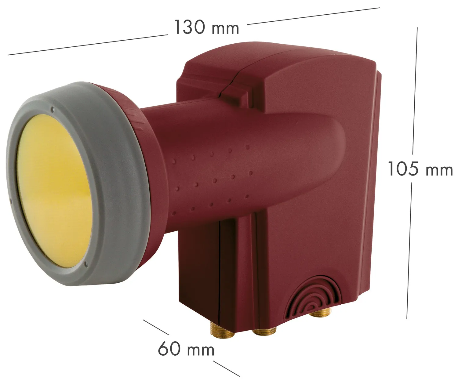 SCHWAIGER LNB Quad Sun Protect 4 uscite mattone