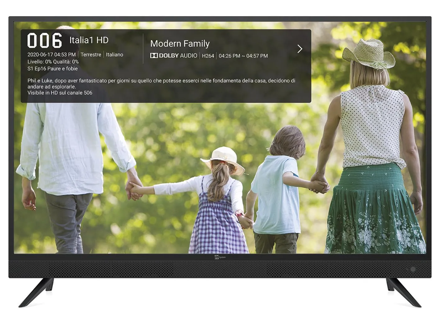 TELE System Sonic32 LS12 TV 32" con soundbar 40W