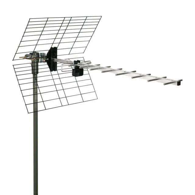 Fracarro TAU11/5 antenna Yagi banda V connettore F griglia