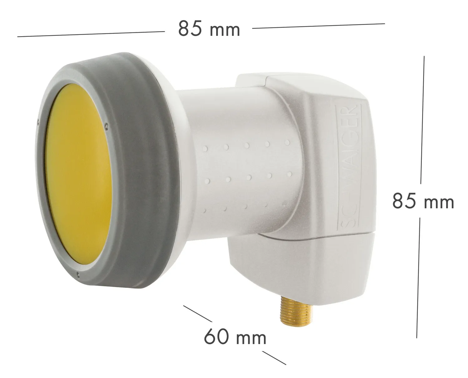 Schwaiger Sun Protect LNB Single 1 utente grigio