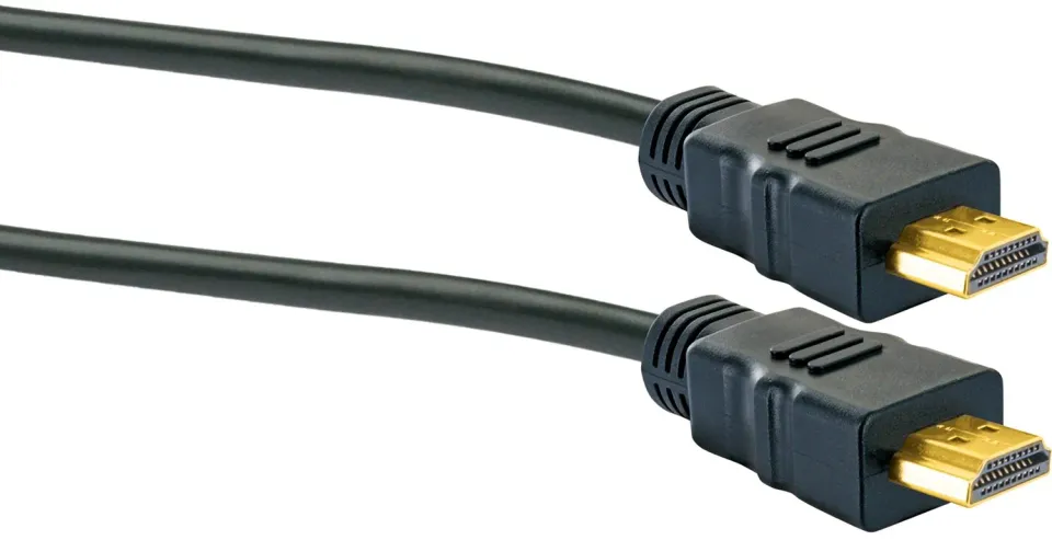 SCHWAIGER Premium Cavo HDMI 4K Ethernet 1,5 m nero oro