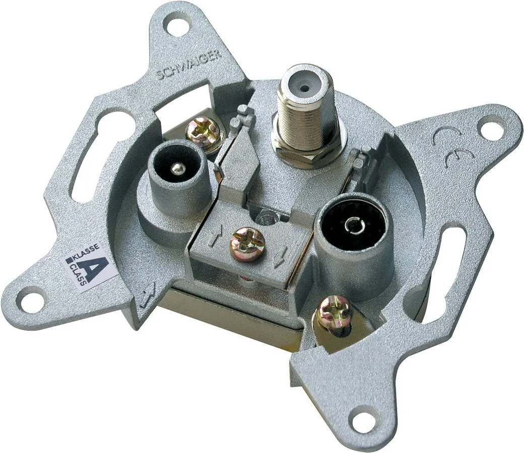 SCHWAIGER Presa Antenna Passante 8dB Multimediale