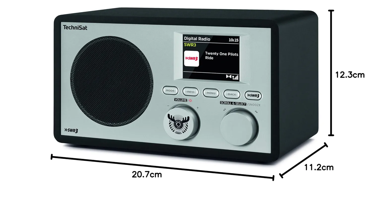 TechniSat DigitRadio 303 SWR3 Radio Internet DAB+ Nera