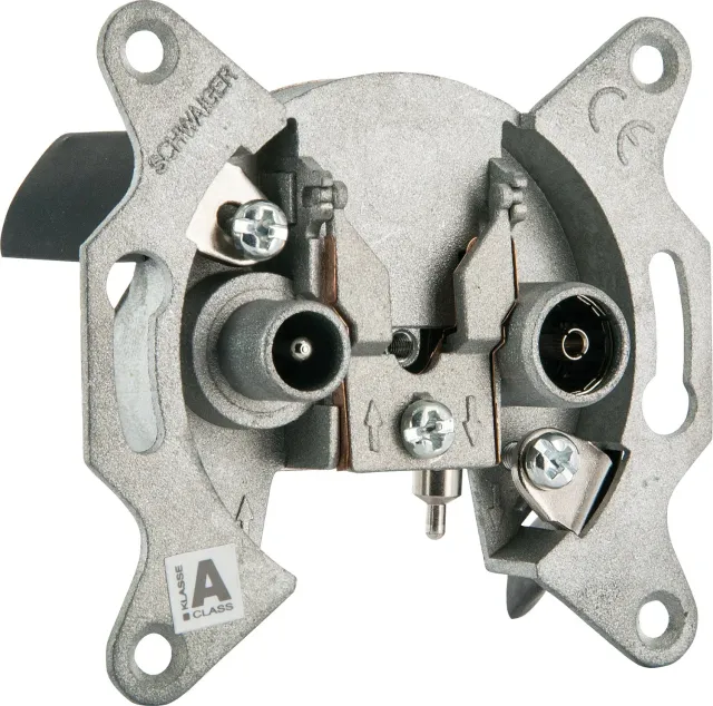 Schwaiger Presa Passante TV SAT 19 dB da Incasso